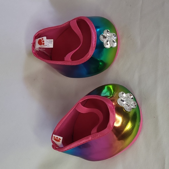 Build a bear Rainbow Crystal flower shoes good condition - Picture 4 of 8